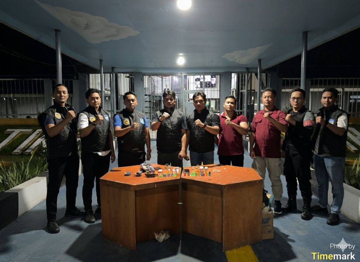 Lapas Narkotika Karang Intan Gelar Razia Malam untuk Perkuat Keamanan dan Ketertiban